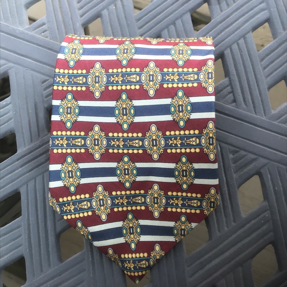 Oscar de la Renta - Vintage Elegant Mens silk tie